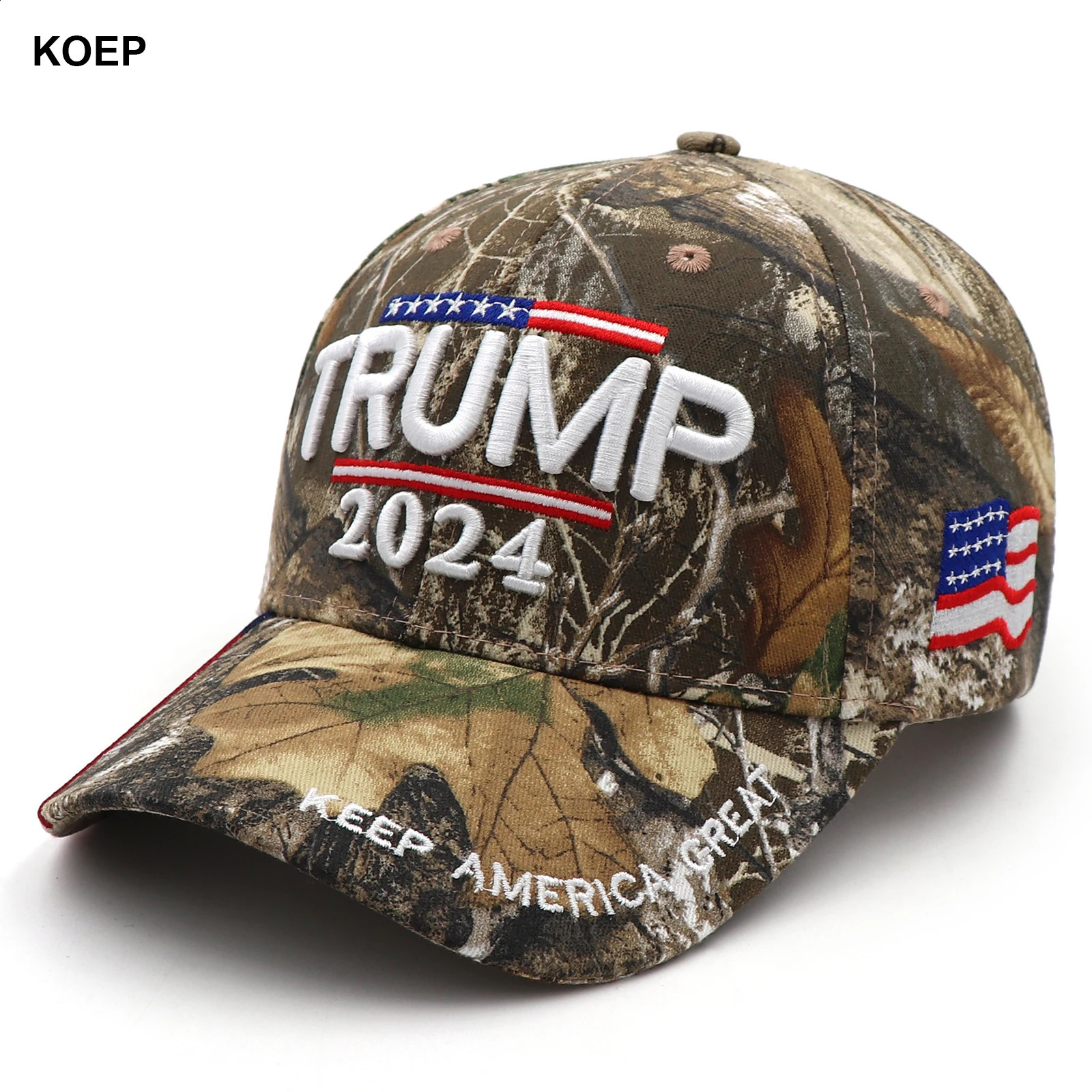 Donald Trump Cap Camouflage USA Flag Baseball Caps Keep America Great Again President Hat 3D Embroidery Wholesale 250117