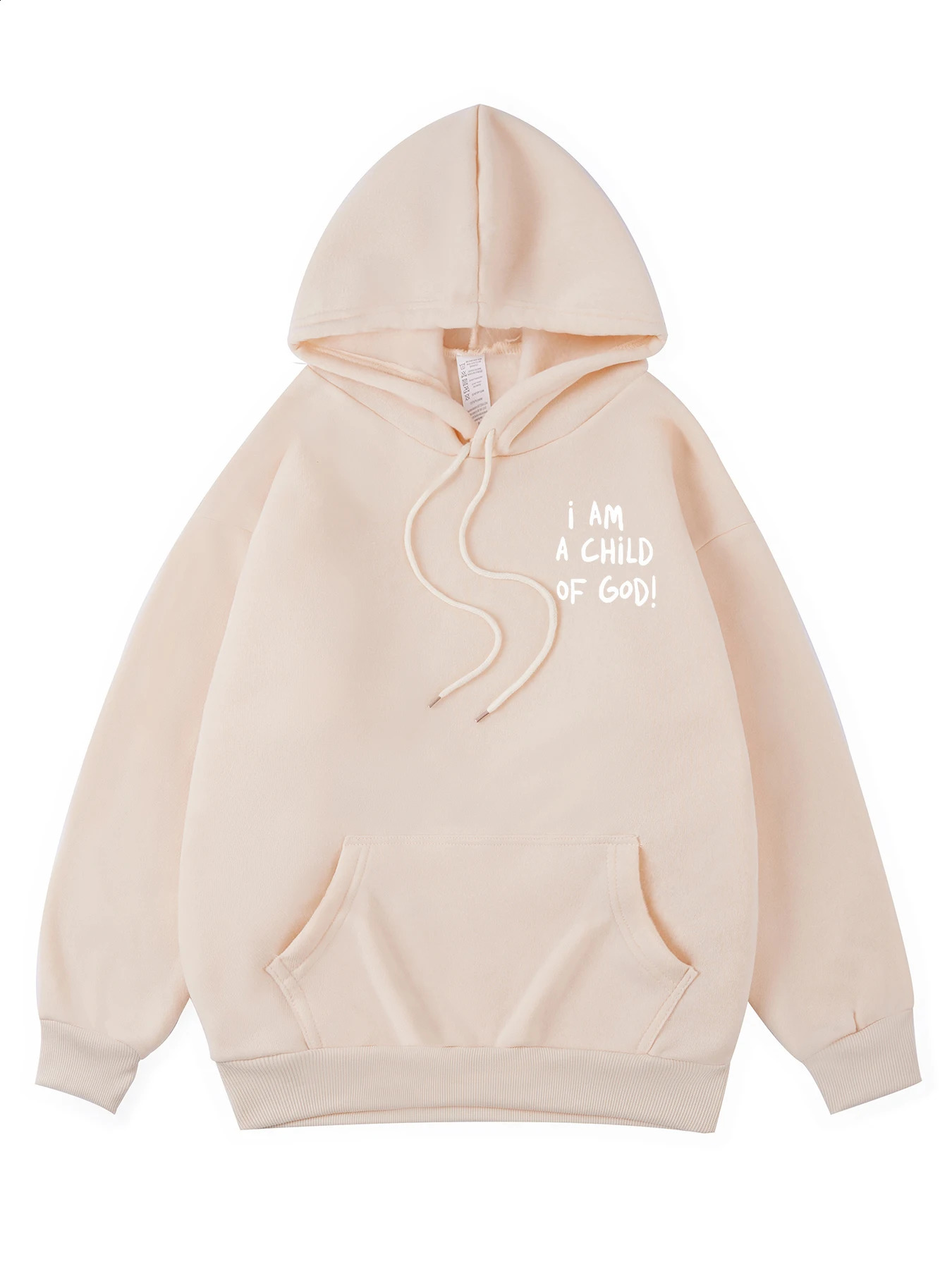 I Am A Child Of God Women Hoodie Street Casual Hooded Cartoons furliner Woman Hoodies SXXL Pullover Clothing 250121