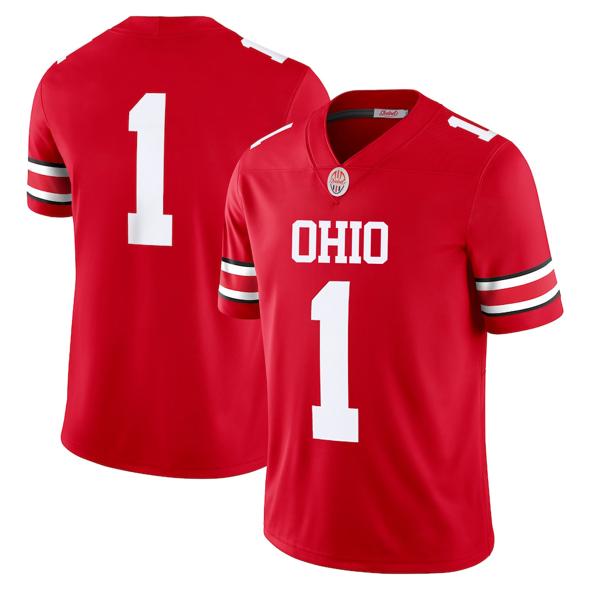 4 Jeremiah Smith Ohio States 2025 College National Champion Buckeyes Jersey Jack Sawyer Will Howard Caleb Downs Treveyon Henderson Simon Denzel Miyan 