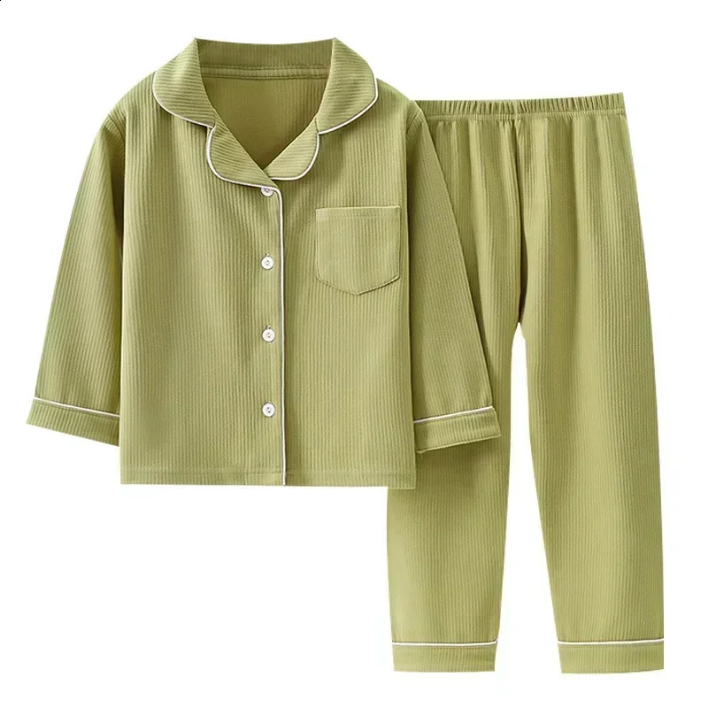 Sping Autumn Baby Girls Pajamas Sets Boy Pyjamas Kids Homewear Cotton Nightwear Childrens Indoor Clothing Pijamas Suit 250121