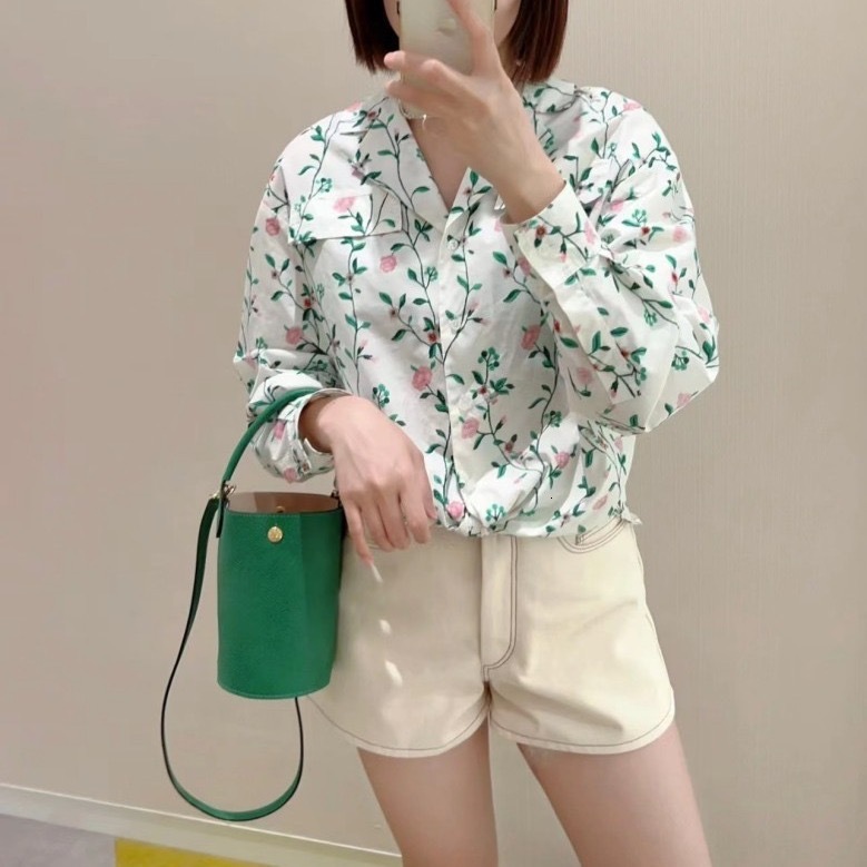 High Quality New South French Style Leather Mini Diagonal Cross Women's Handheld Wealth Bucket Bag, High-End Sense Shoulder Bag