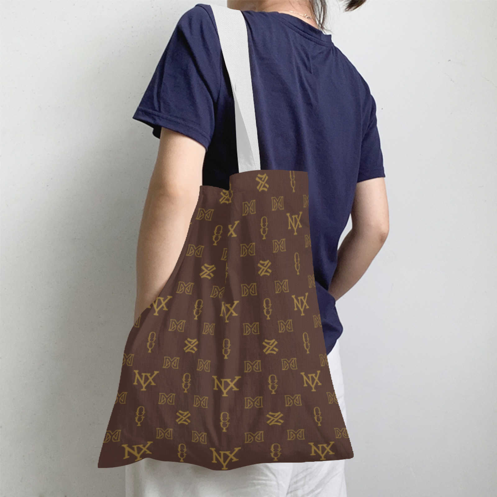 NXY Womens Tote Bag Large Capacity Linen Shopping Bag Leisure Women Handbag Convenient Practical Female Commuter Shoulder Bag Hip