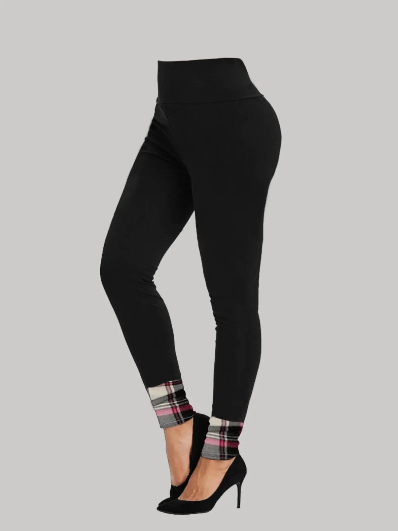 Plus Size Womens Suit Hooded Sweatshirts Colorblock Plaid Print Hoodie Drawstring Textured Tops Long Pants Twopiece Set 250122