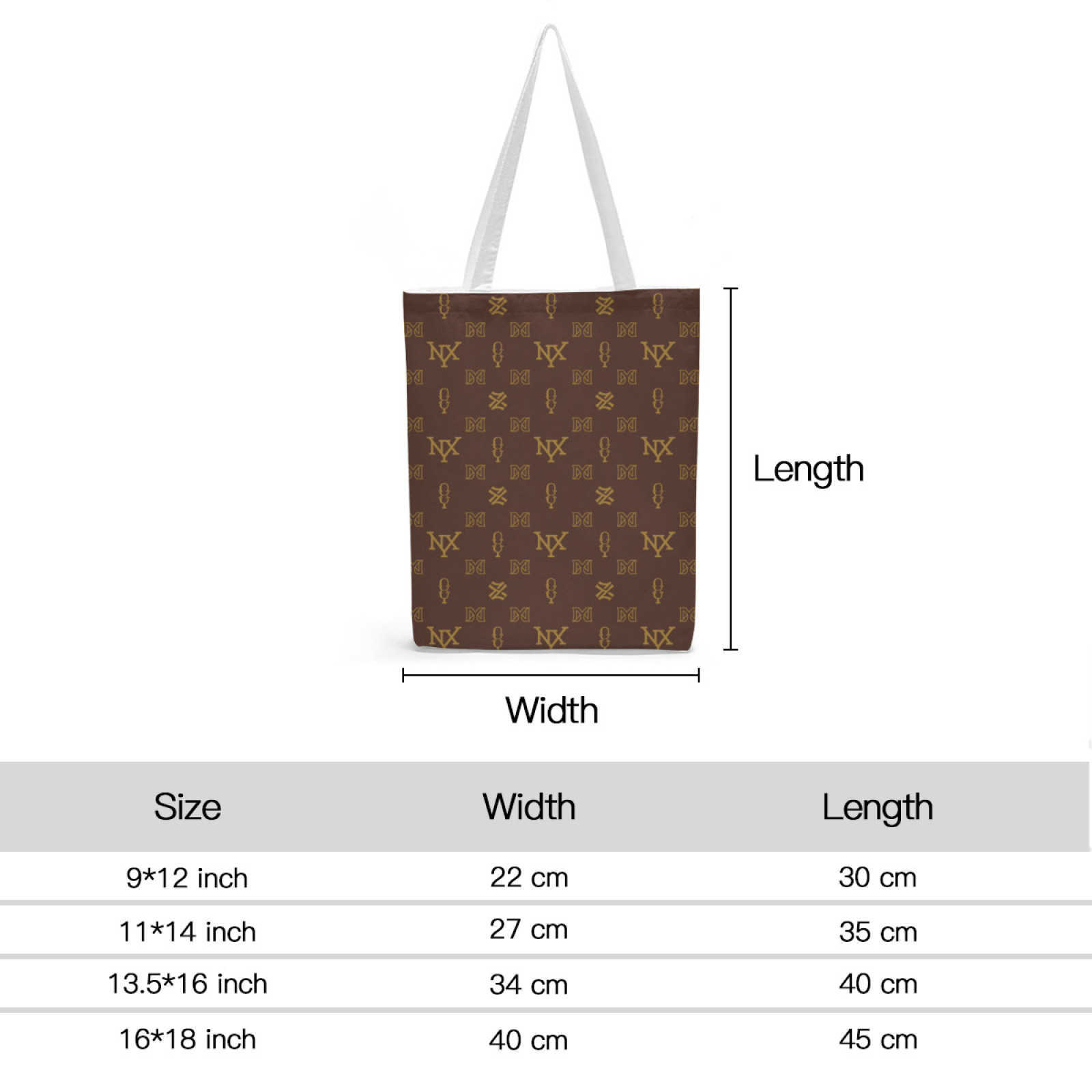 NXY Vintage Letter Canvas Bag Women High Capacity Shopping Bag Fashion Tote Handbag Versatile One Shoulder Bag For Girls Multi-size Commuter Bag Hip