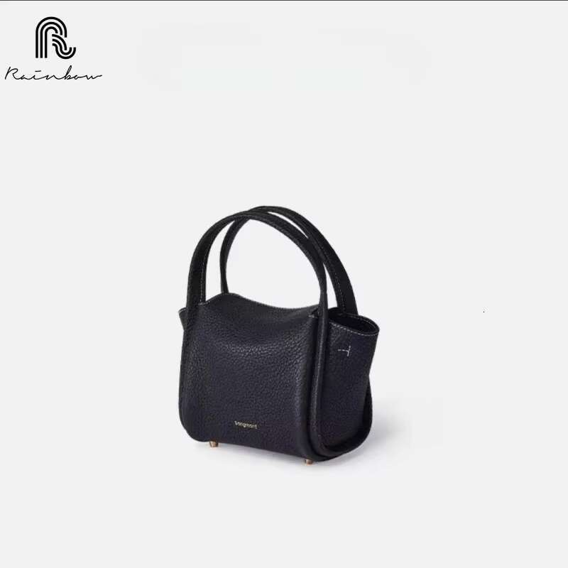 RAINBOW Bucket Designer Crossbody Shoulder Underarm Bags For Women New Fashion Solid Color Travel Female Mini Handbag