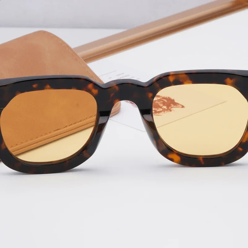 Vendome Sunglasses Top Quality Acetate Female Square Frame Genuine Fancy Handmade Tortoise UV400 Gafas 250117