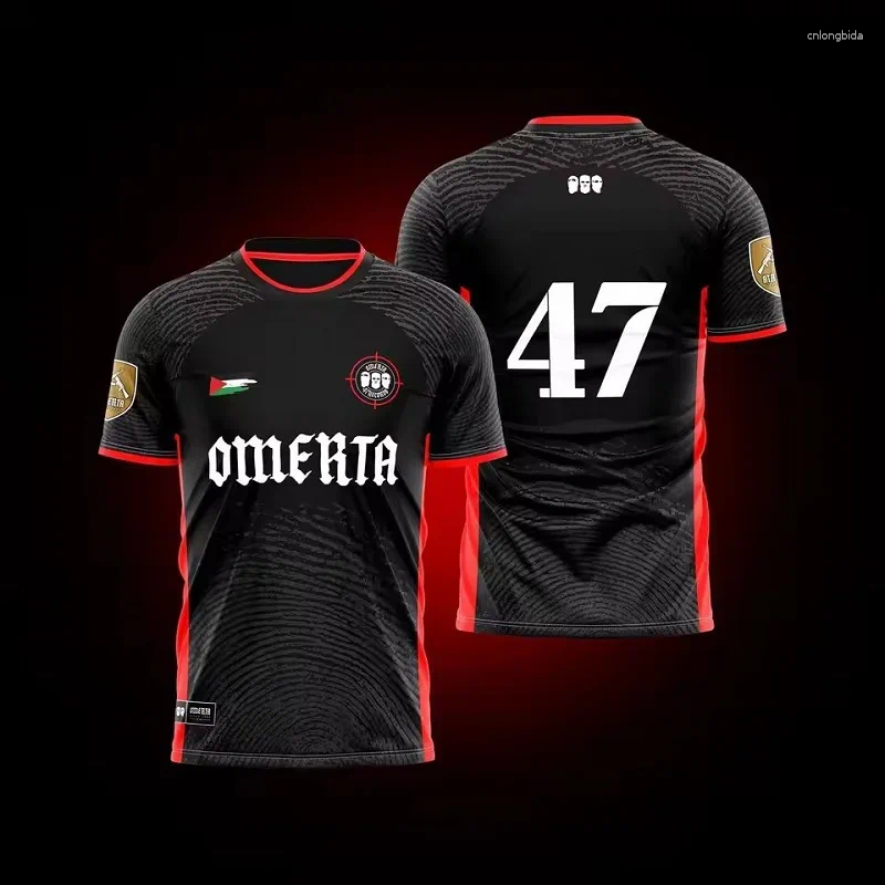 Mens T Shirts Omerta Boxing Fans Mens Outdoor Sportwear 47 T-Shirt Clothes Round Neck Short Sleeve Sports Breathable Tops