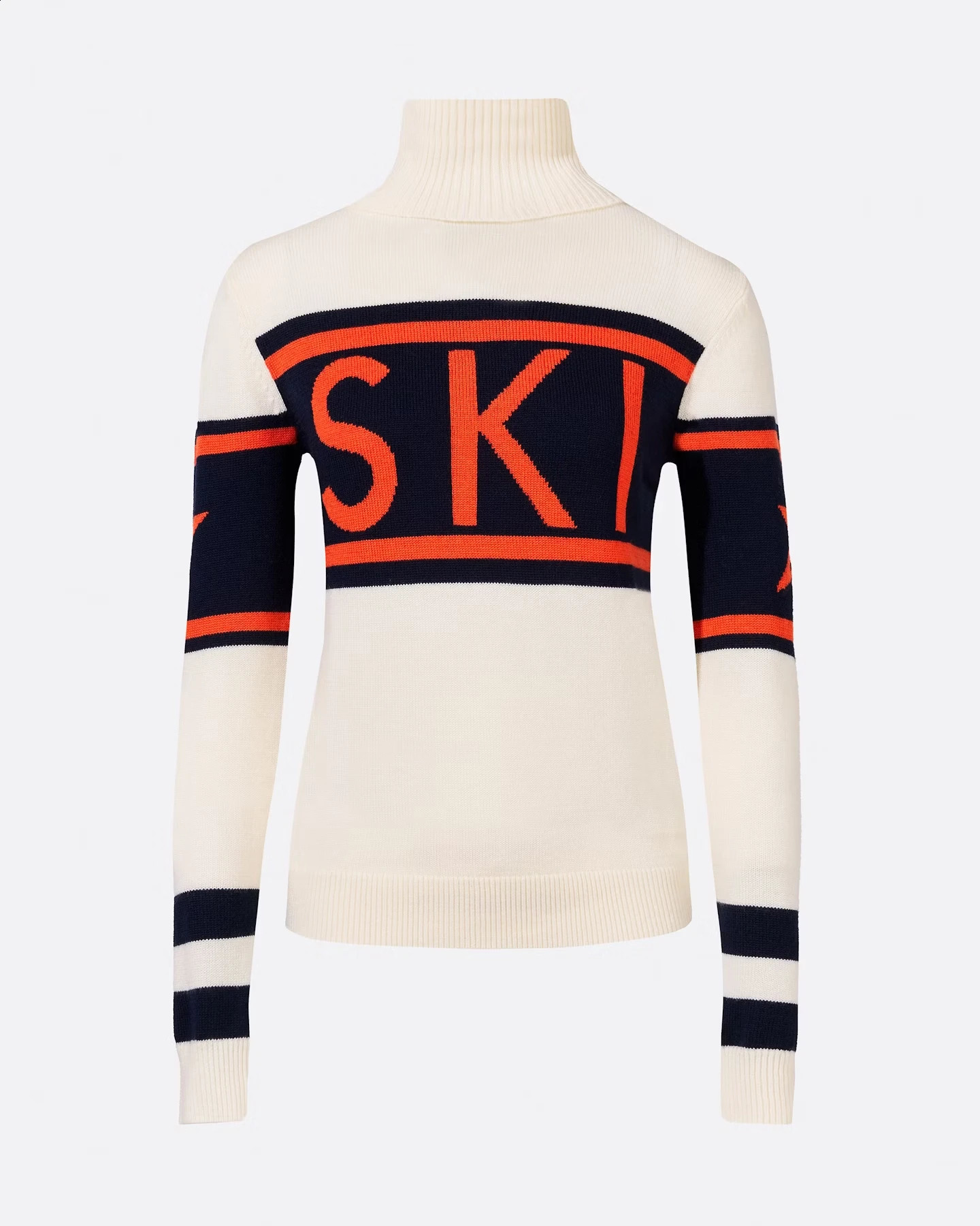 European and American winter light y womens high neck pullover sweater with letter y craft knitted 250114