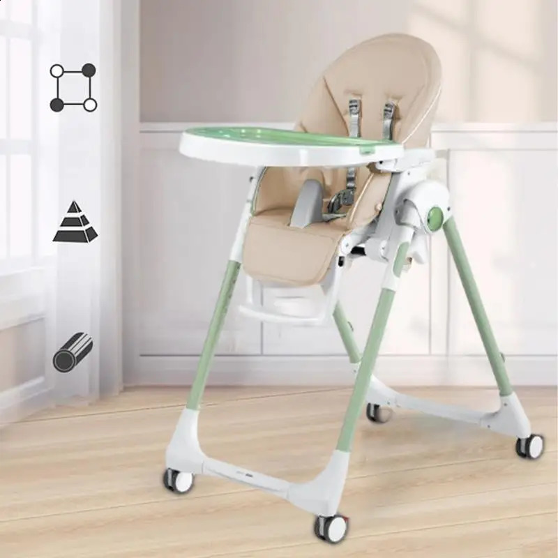 Baby Dining Chair seat Cushion PU Leather Dining Chair Cover child Dining Seat Case For Peg Perego for Siesta Zero3 for Baoneo 250220