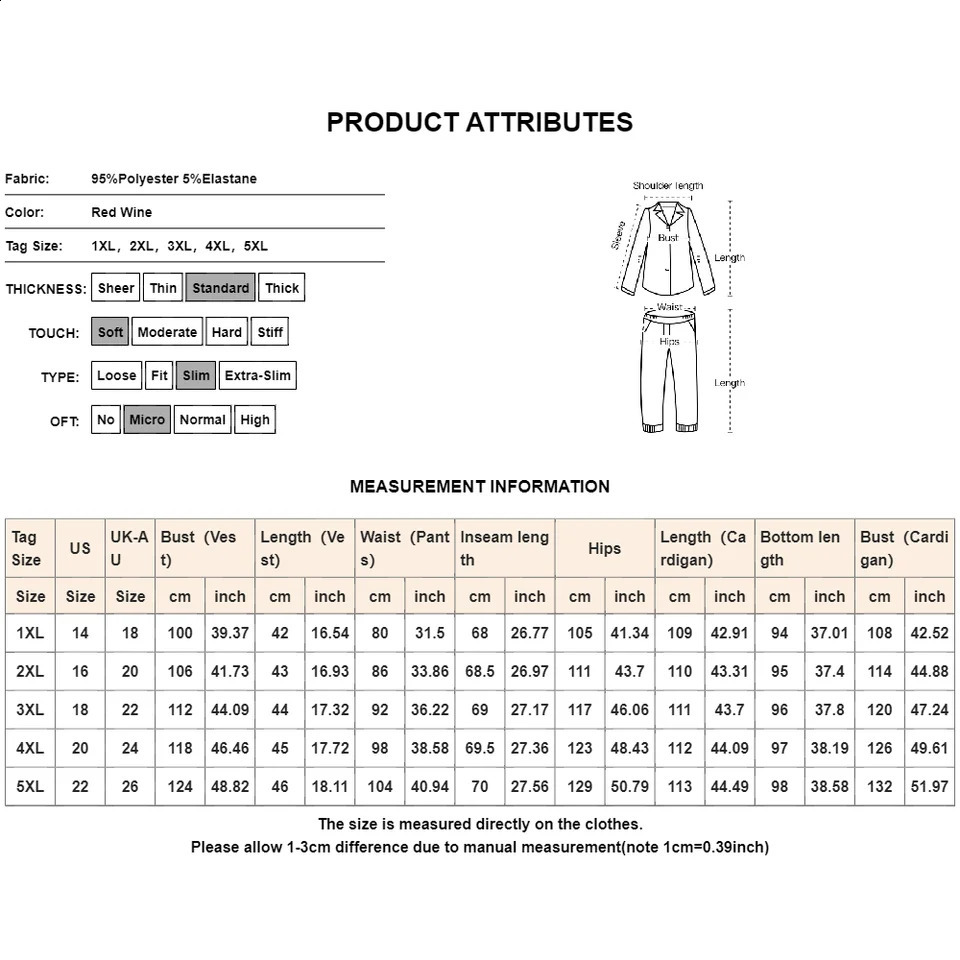 Womens Autumn Winter Plus Size 3 Piece Set Plaid Print Pants Long Sleeve Cardigan Y2K Solid Vest Tops Lady Clothes Casual 250122