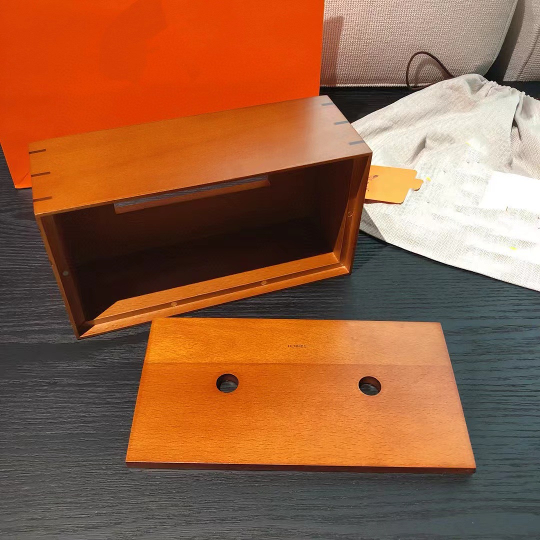 Tissue Boxes Solid Wood Living Rooms Coffee Table Leather Napkins Box Packaging Household Gift