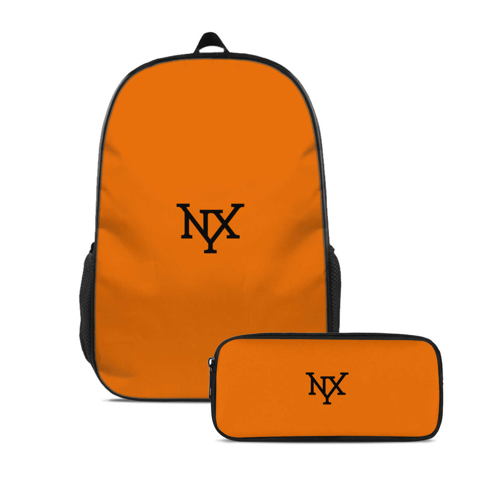 NXY Solid Color Travel Backpack For Men And Women Sports Fitness Travel Bag Outdoor Leisure Zipper School Bag+pen Bag Hip