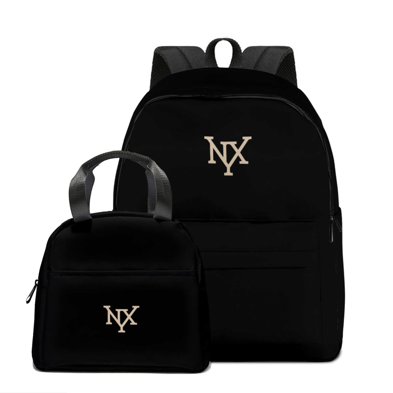 NXY Backpacks Simple Large Capacity Student Schoolbag New Solid Travel Bag For Women Backpack Unisex Daypack Hip