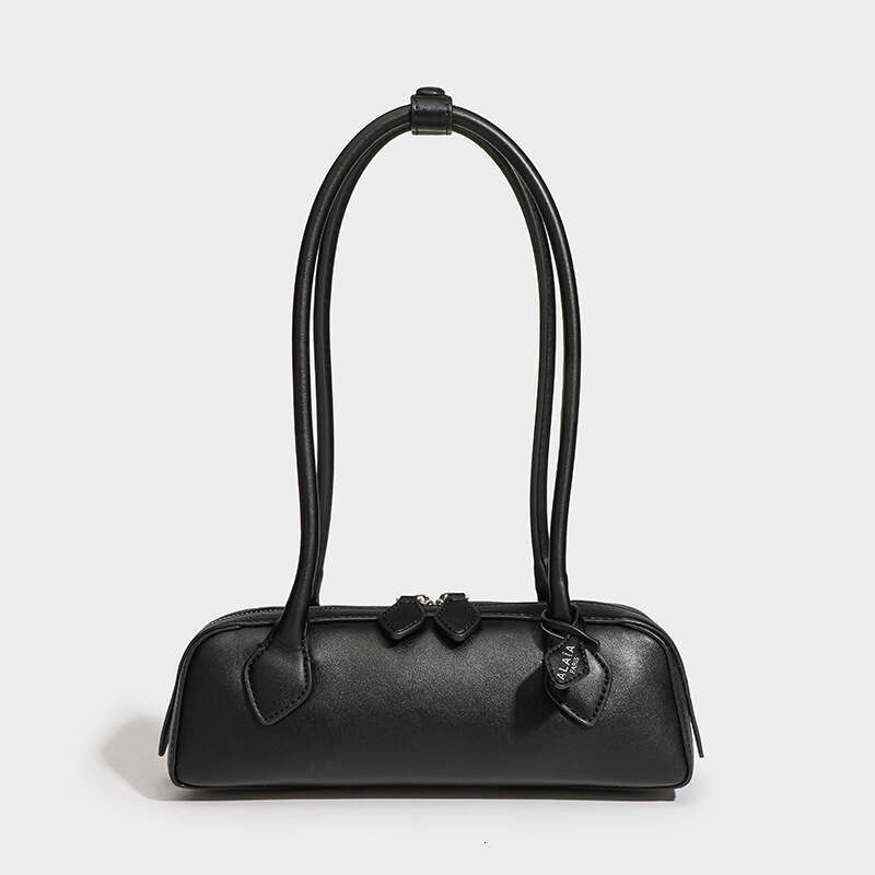 Niche Sausage Armpit French Stick Bag, Genuine Leather Women's Handbag, Casual Commuting Versatile Shoulder Bags