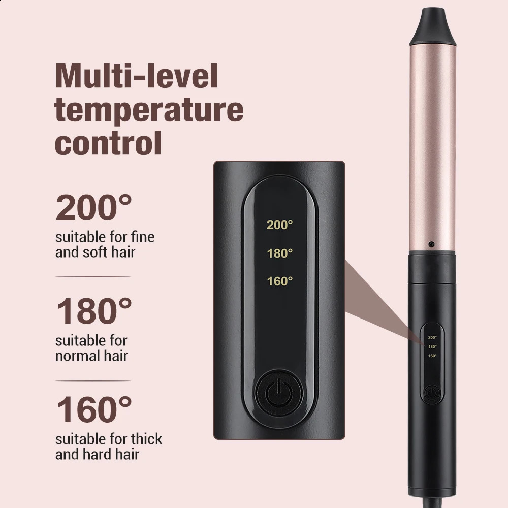 Electric Hair Curlers Multifunctional Curling Hair Waver Iron Adjustable Temperature Portable Hair Straighteners Long-lasting 250121
