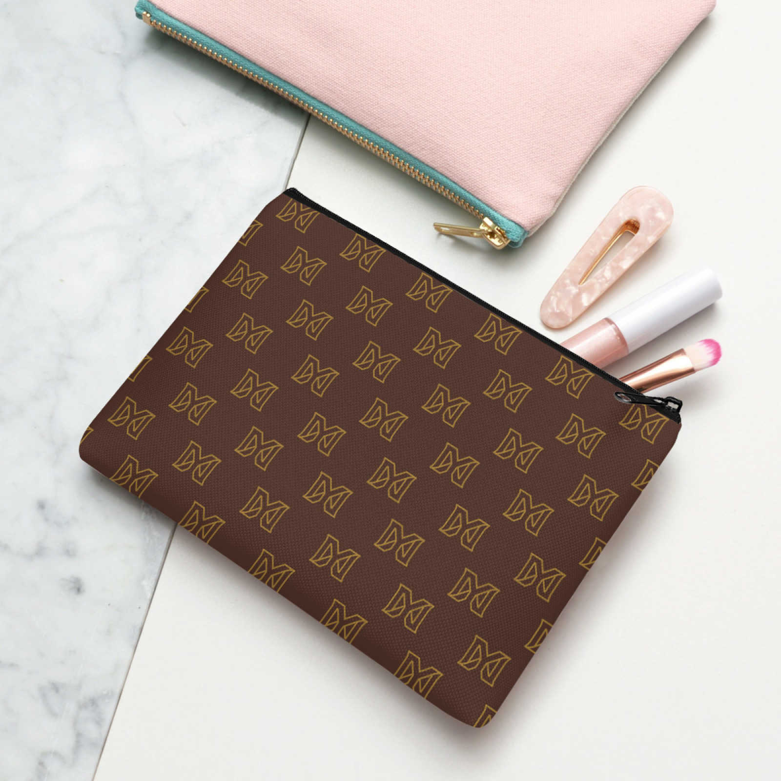 NXY Large Makeup Bag Female Canvas Cosmetic Bag Large Storage Toiletry Bag Lady Zipper Clutch Bag Travel Luxury Handbags Hip