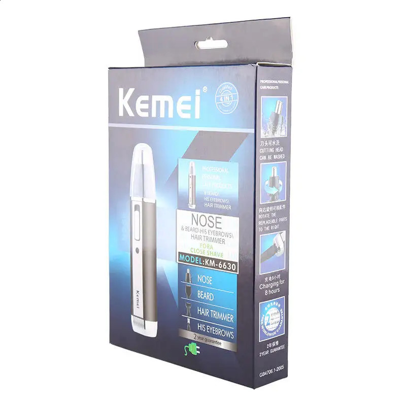 Kemei rechargeable electric all in one hair trimmer for men grooming kit beard trimer facial eyebrow trimmer nose ear shaver 250117