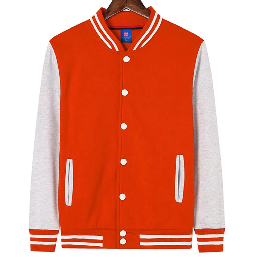 Blank Fleece Casual Varsity Jackets Men Wholesale Fashion Warm College Baseball Jackets For Men Winter Chaqueta Universitaria 250116