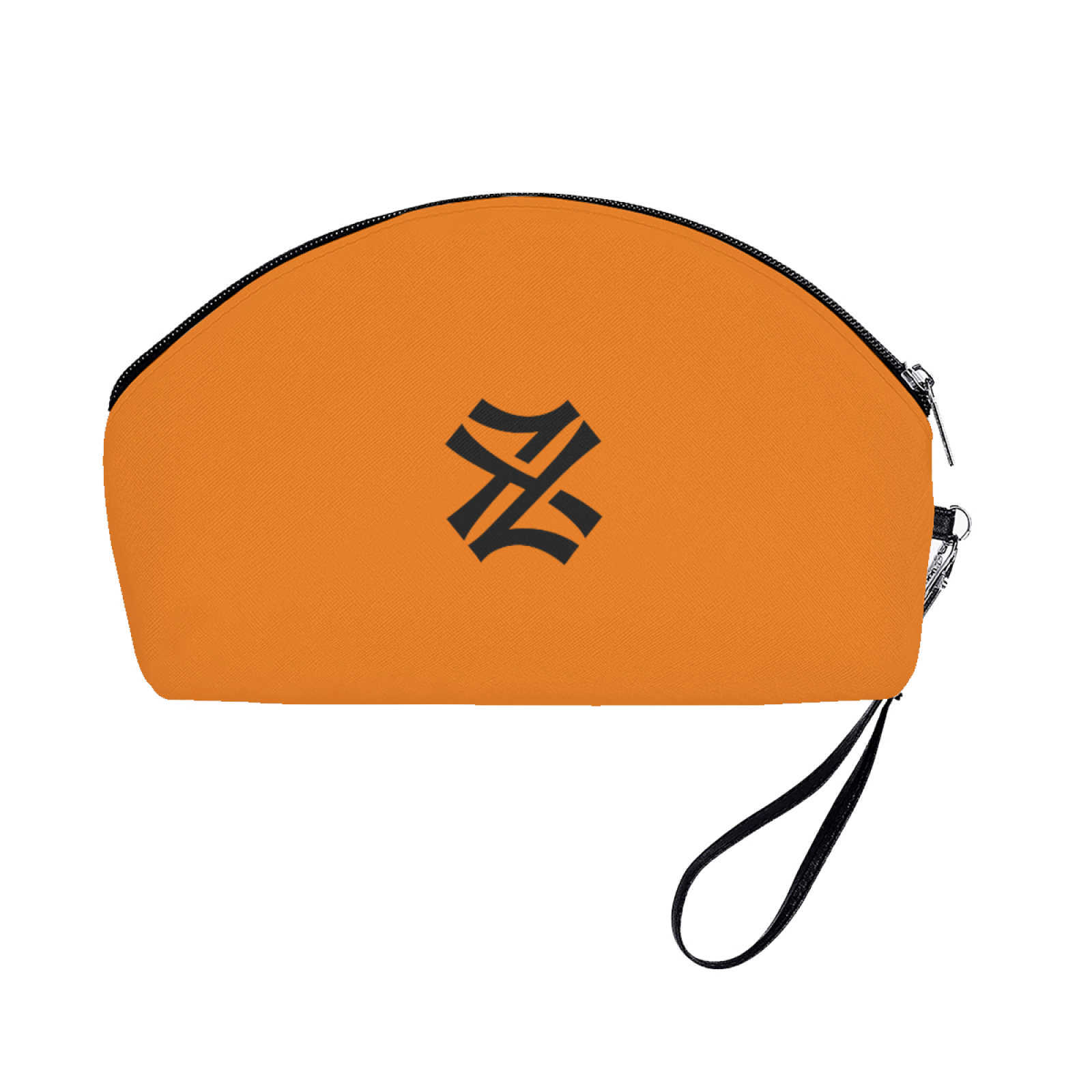 NXY Solid Color Curved Cosmetic Bag Women Casual Storage Bag Female Zipper Travel Clutch Bag Leather Makeup Cases Hip