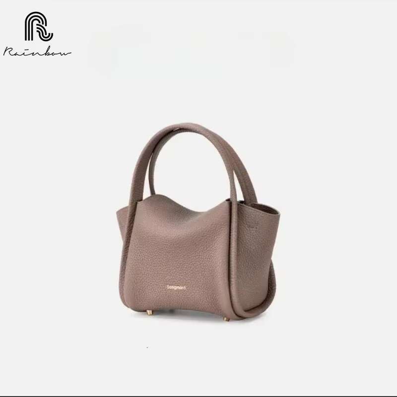 RAINBOW Bucket Designer Crossbody Shoulder Underarm Bags For Women New Fashion Solid Color Travel Female Mini Handbag