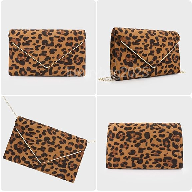 luxury designer bag Clutch Purse for Women Evening Bags Handbags for Wedding Party Cocktail Prom Faux Suede Crossbody Shoulder Bag Evening chain Bag S