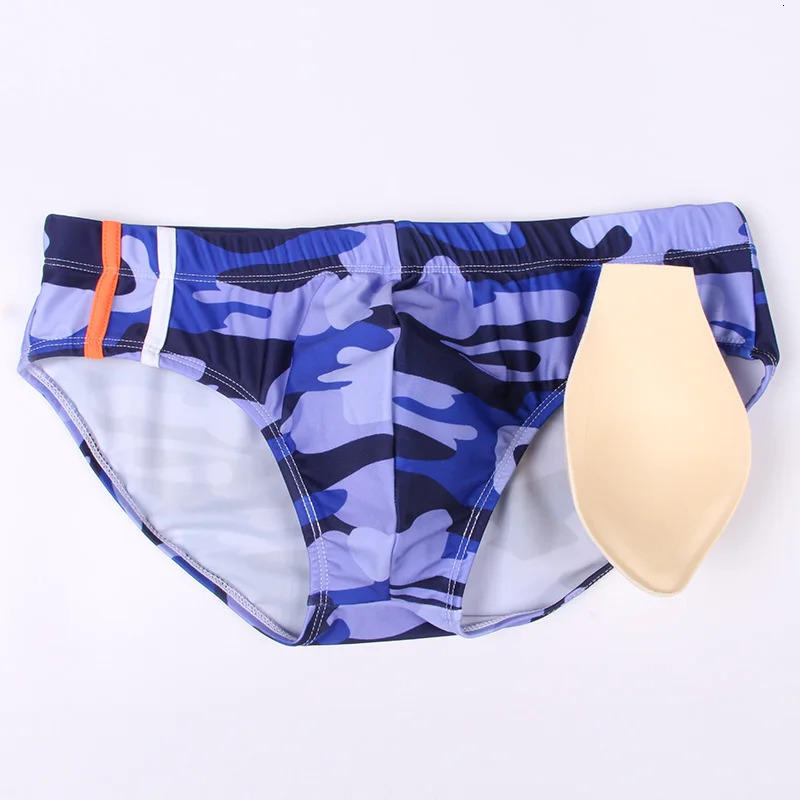 Summer Shorts Men With Pad Swimsuit Gay Swimwear Underpants Mens Swimming Trunks Pool For Short Homme 250122