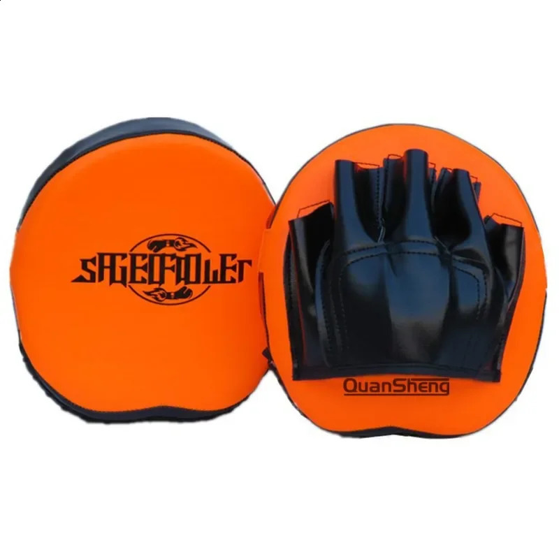 Boxing Hand Target PU Leather MMA Boxing Gloves Punching Mitts Boxing Mitts Kickboxing Pads for Martial Arts Training 250117