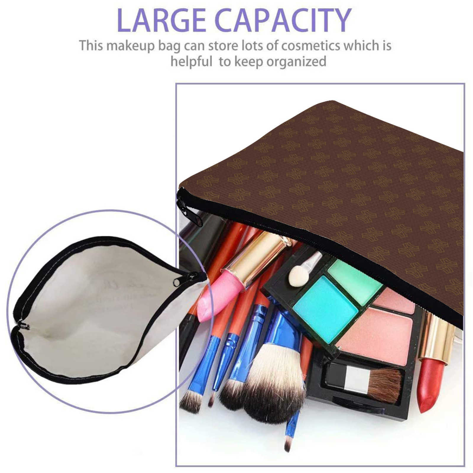 NXY Large Capacity Linen Cosmetic Bag Multifunction Travel Cosmetic Bag Women Toiletries Organizer Female Storage Make Up Case Tool Hip