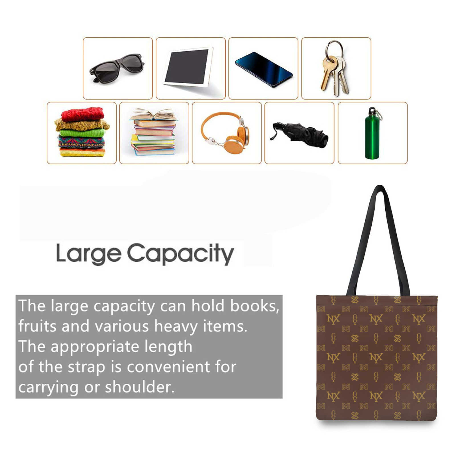NXY New Arrivals Letter Shopping Bag Women Shoulder Bags Trendy Tote Bag Large Capacity Female Travel Shopping Bags Leisure Bag Hip