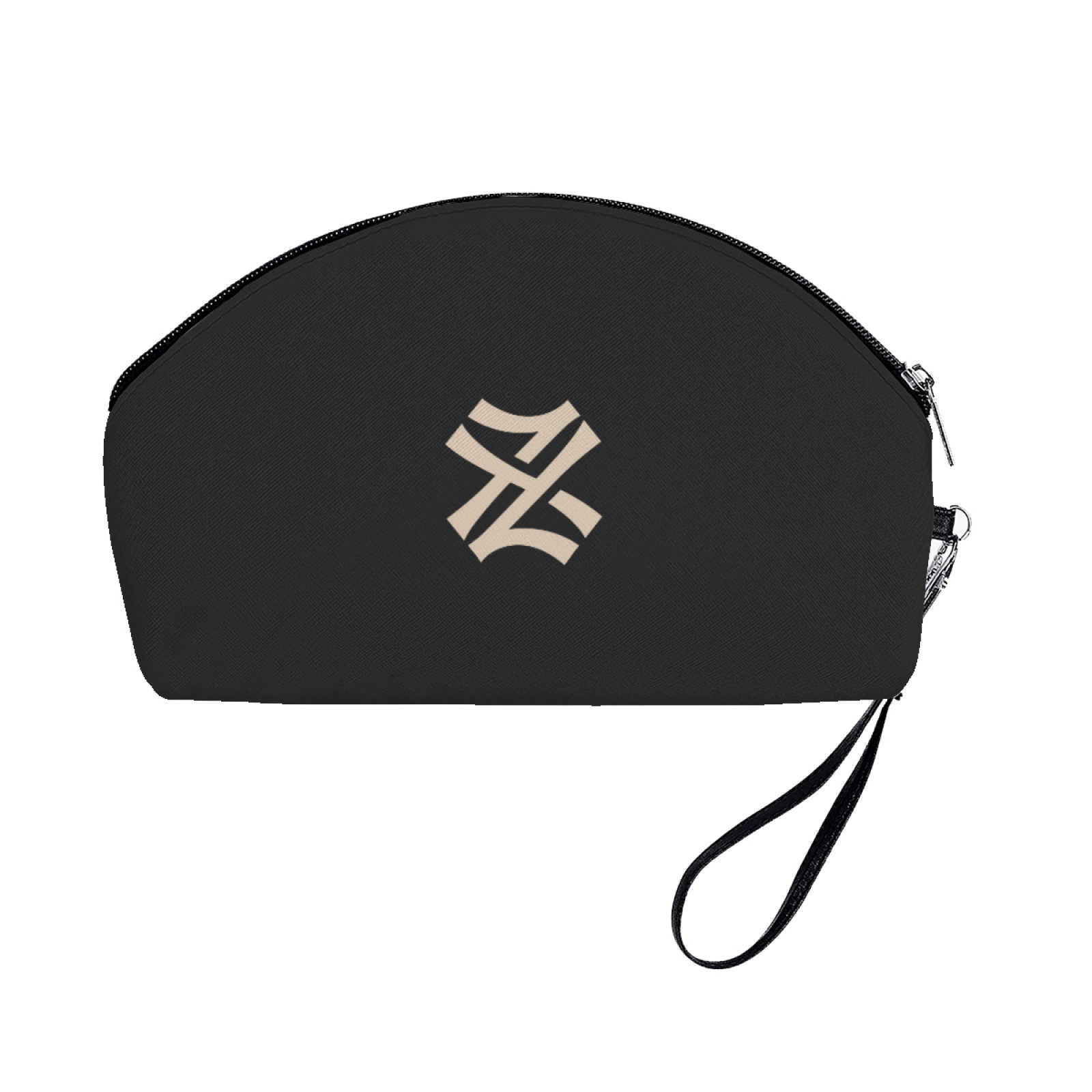 NXY Solid Color Curved Cosmetic Bag Women Casual Storage Bag Female Zipper Travel Clutch Bag Leather Makeup Cases Hip