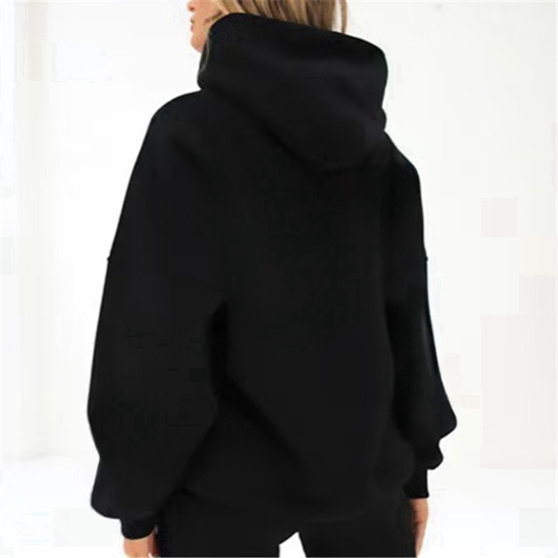 Designer Womens Hoodie Long Slve Printed Casual Black Blue Tops Sweaters Jumper L2510185SOR