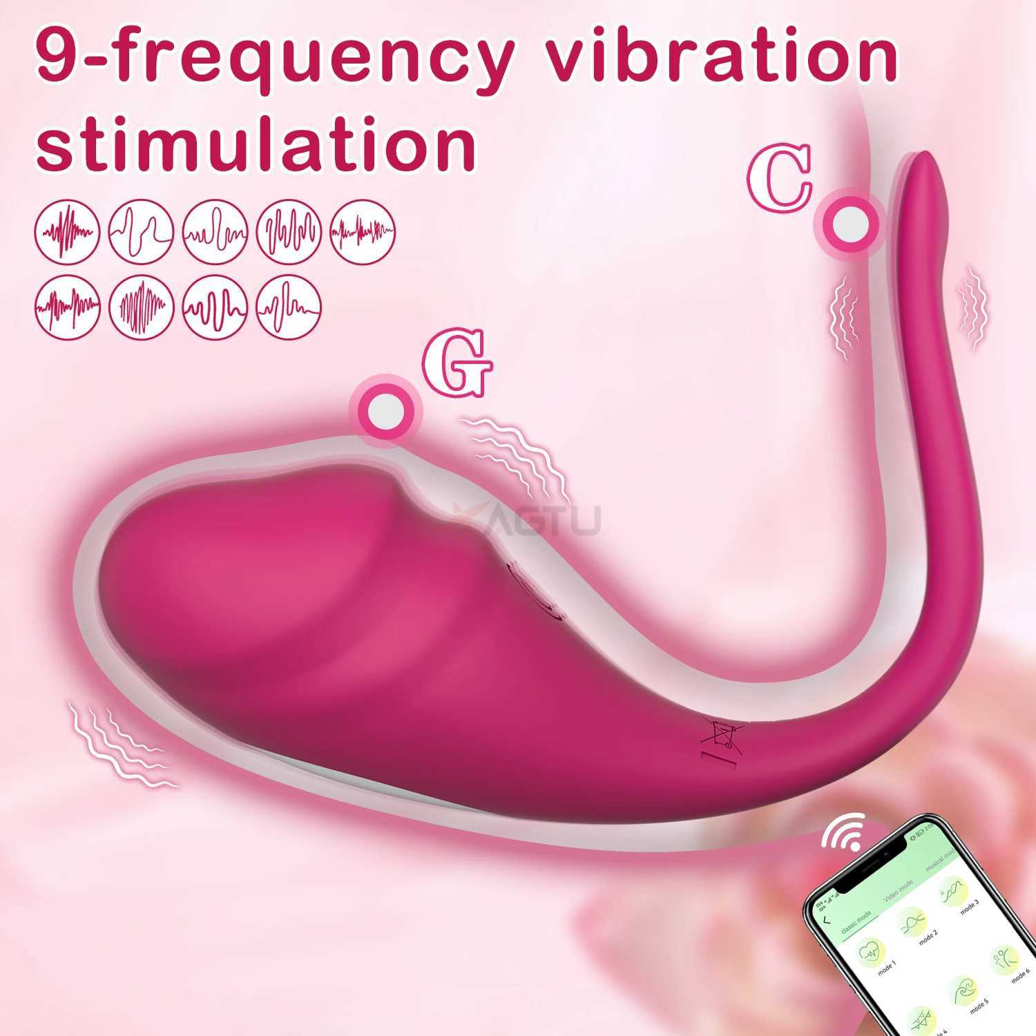 Wireless Bluetooth Vibrator for Women Clitoris Stimulator G Spot Female Wearable Dildo Love Egg Panties Sex Toys for Adults W250117