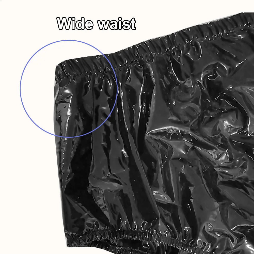 Reusable PVC Panties Adult Diapers Coat Leak-proof Plastic Teen Diaper Cover Non-disposable Diapers Non Transparent Black 250114