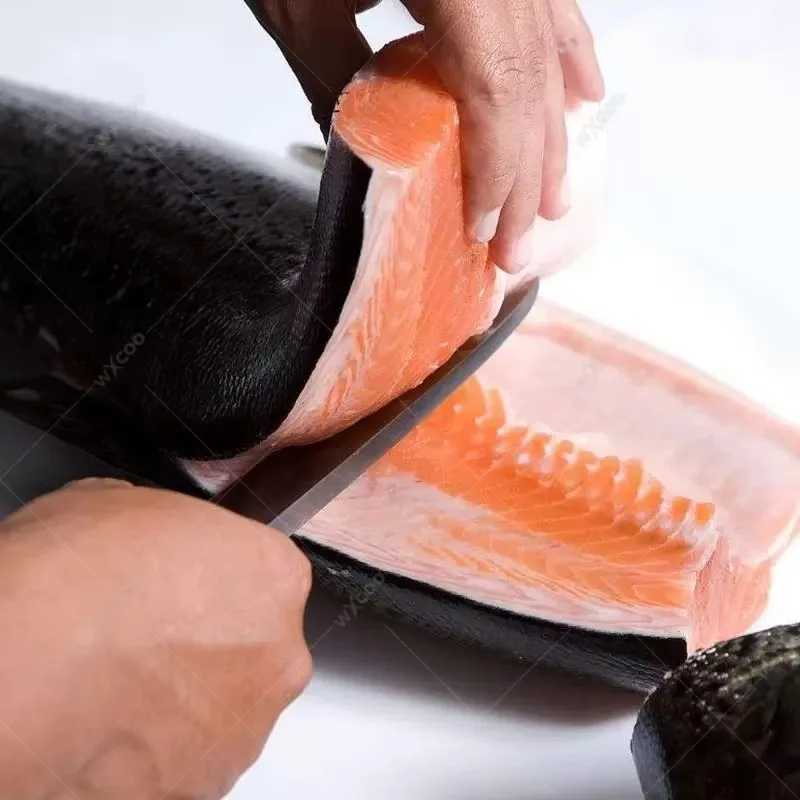 WXCOO Japanese Sushi Knife Sashimi Sushi Knife Slicing Knife Cooking Knives Cutting Sushi Fish Filleting Slicing Meat Cleaver X250125
