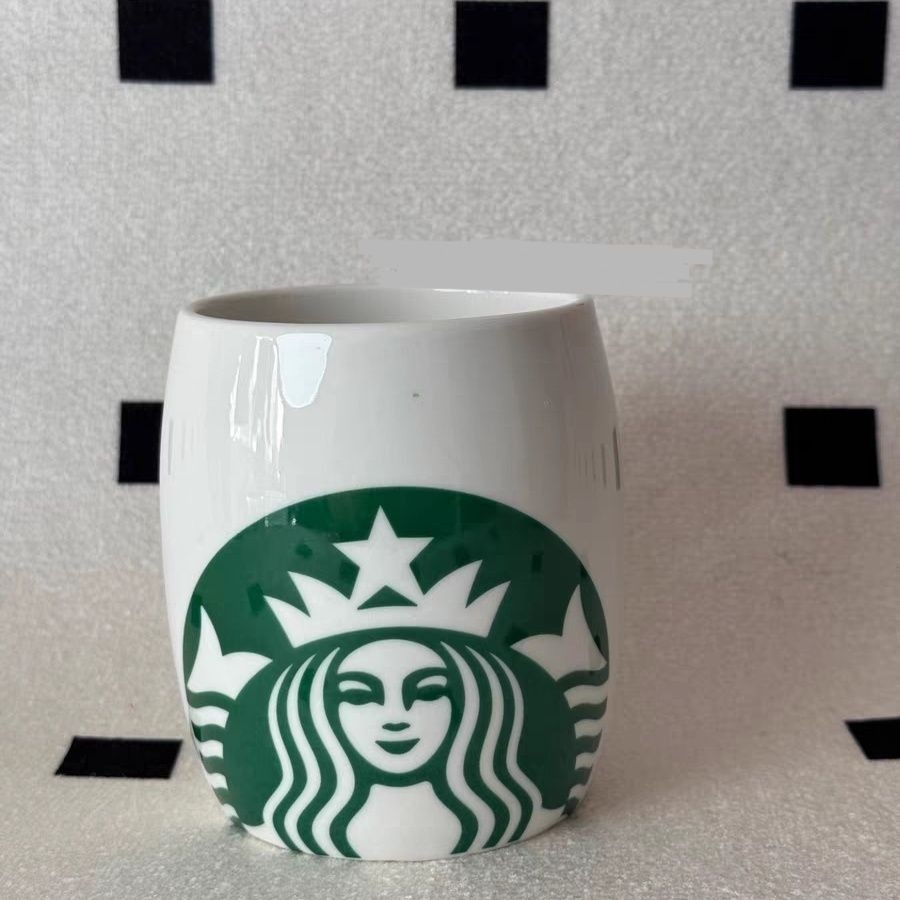 Starbucks 15.6oz Classic Logo Ceramic Mug and Coffee Cup Elegant White Finish