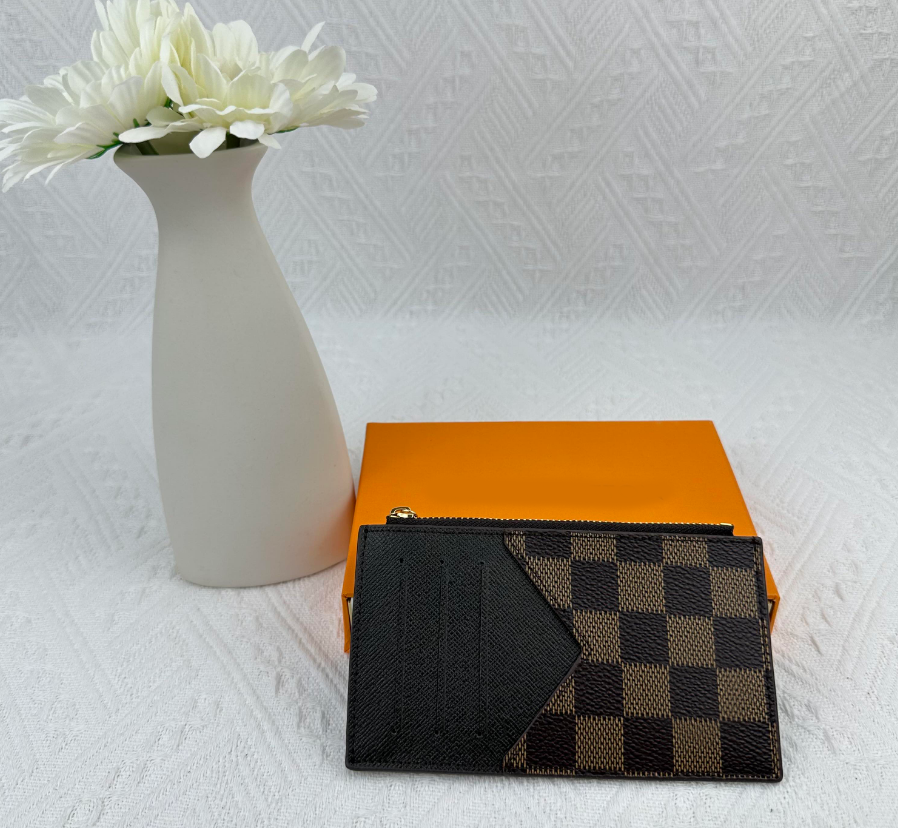 Designer Leather Short Wallet: Luxury Coin Purse, Card Holder, Passport & Key Pouch for Women - 2025 Collection