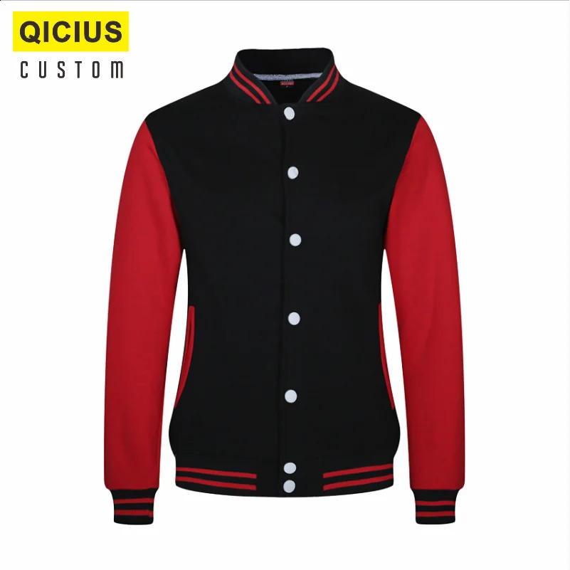 Mens Baseball Uniform Jacket Custom Printed Embroidered Jacket Letter Street Clothing Campus Group Class Uniform Jaquetas 250116