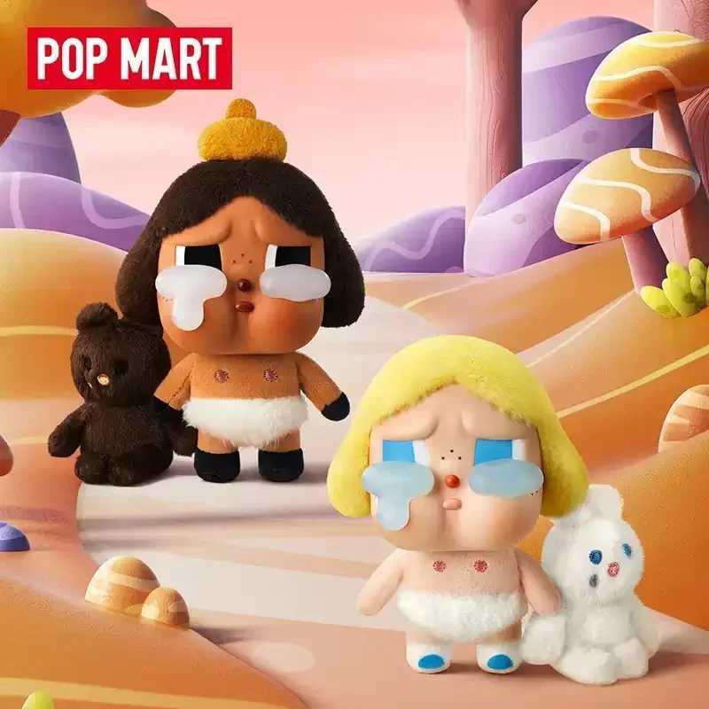 POPMART CRYBABY CRYING AGAIN Series Vinyl Blind Box Toys Kawaii Anime Action Figure Cash Box Surprise Mystery Box Dolls Girls W250116