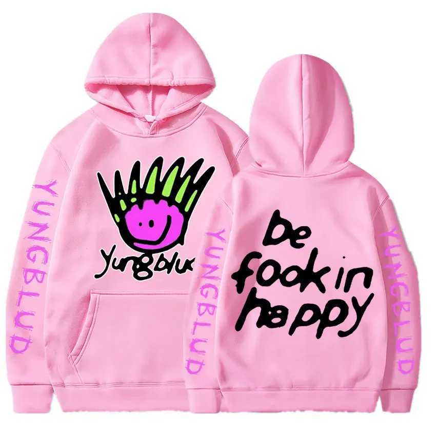 Hip Hop Rapper Yungblud Printing Harajuku Mens Hoodie Fashion Streetwear Unisex Hooded Sweatshirt Costumes Oversized Tracksuit X250125