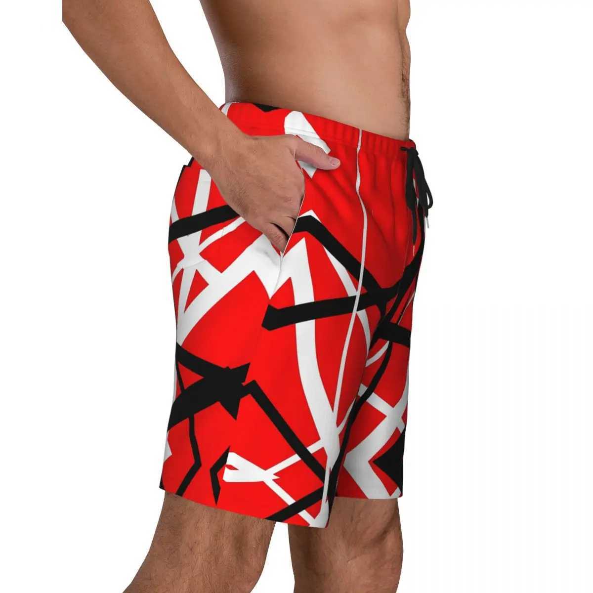 Van Halen Fashion Board Shorts Summer Cool Sports Board Shorts Mens Breathable Fashion Design Oversized Swimming Pants W250114