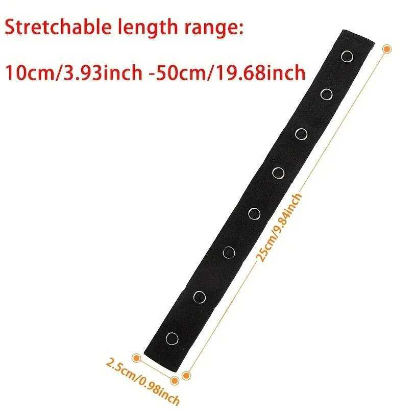 Invisible Jeans Belt Buckle Free Elastic Womens Belt Buckle Extension Elastic Expansion Adjustment Buckle Elastic Men Lazy Belt W250120