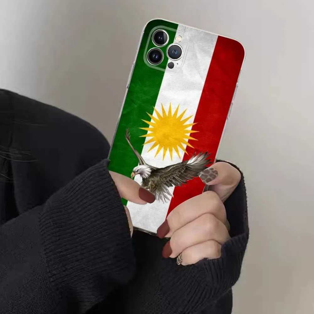 K-Kurdistan Flag Phone Case For IPhone 16 15 8 7 6 6S Plus X SE XR XS 14 11 12 13 Mini Pro Max Mobile Case X250125