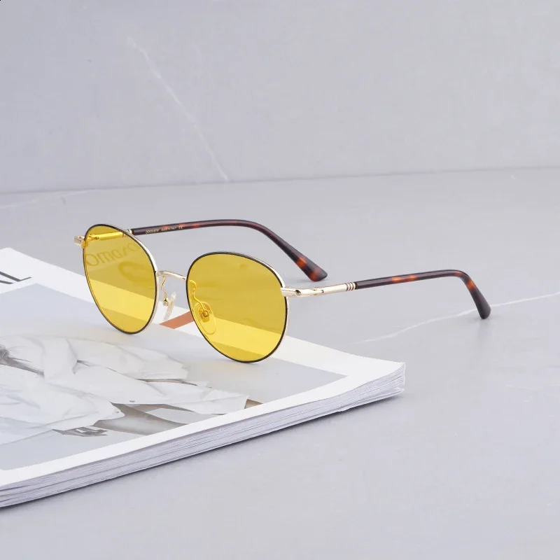 Round Tinted Sunglasses Spring Legs Oversize Sun Glasses Women Polarized Sunglasses Men Fashion Sunglasses Women 250121