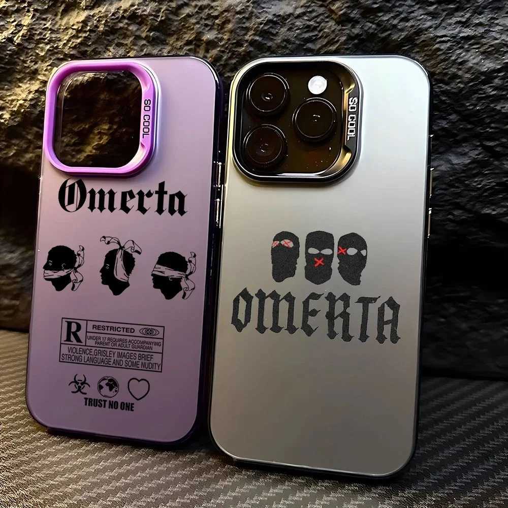 Omerta Maes Phone Case For iPhone 16 15 14 13 12 11 mini Pro Max X XR XSMAX 8 7 Plus Anti Fall Matte Back Cover X250125