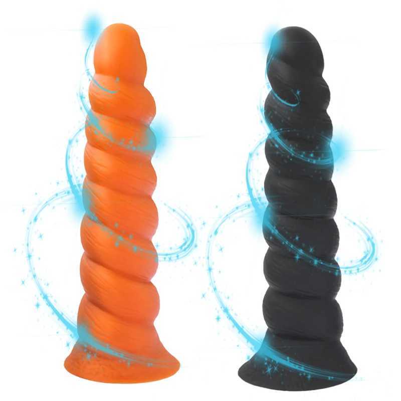 Spiral Tapere Anal Plug Thread Buttplug Prostate Orgasm Anal Vagina G Spot Adult Sex Toys Erotic Product For Women/Man GayXJ250121