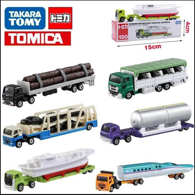 TAKARA TOMY Tomica Alloy Car Model Boy Toy Ornaments Large Crane Construction Crane Pet TransporterFire Truck Extension Car X250125