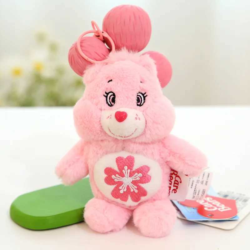Care Bears Plush Doll Pendant New Plush Toy Girl Satchel Keychain Ornaments Decorated Cartoon Bear Stuffed KeyringsXJ250116