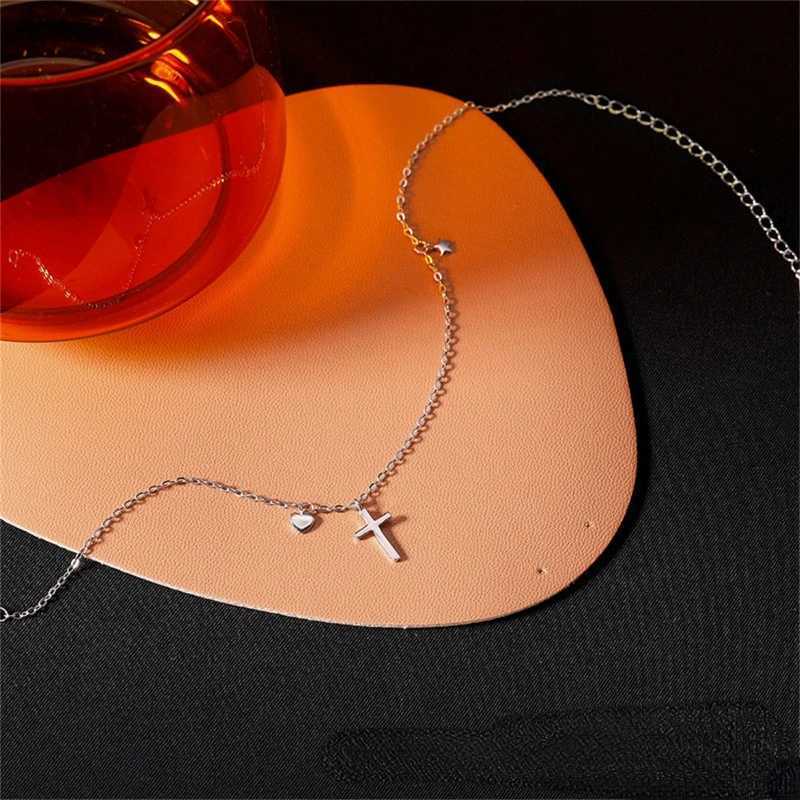 Monkton 925 Sterling Silver Summer Cross Infinite Drop Design Feet Chain Anklets For Women ankle bracelet Simple JewelryXJ250121