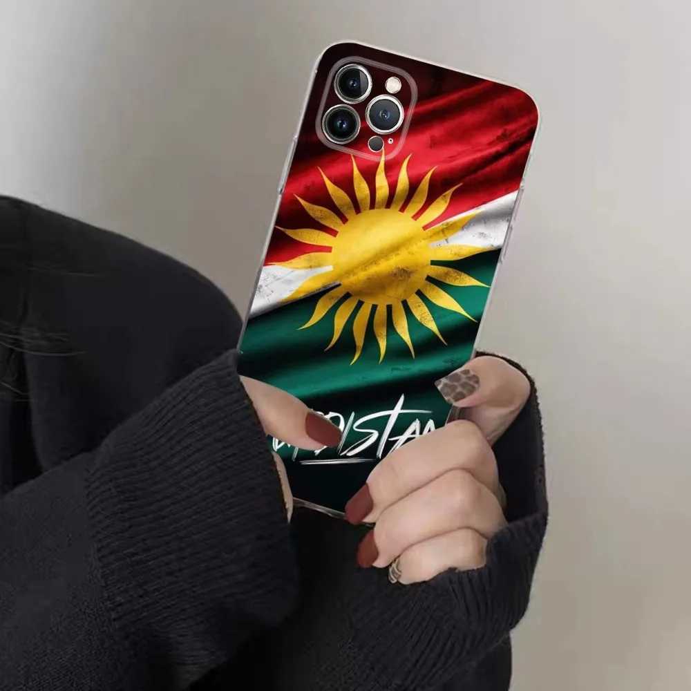 K-Kurdistan Flag Phone Case For IPhone 16 15 8 7 6 6S Plus X SE XR XS 14 11 12 13 Mini Pro Max Mobile Case X250125