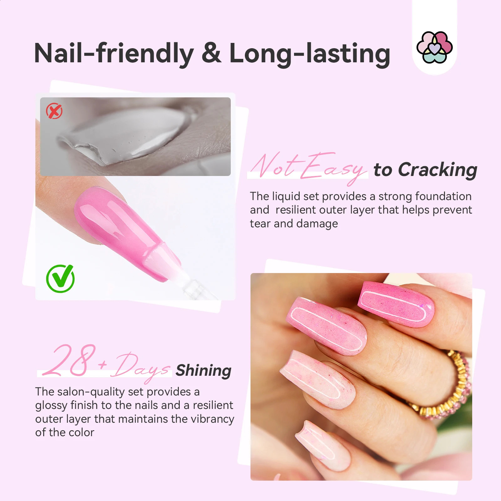 SAVILAND 15ml Dipping Powder System Liquid Set Base Top Coat Activator Brush Nail Art Natural Dry Without Lamp Cure Dip Powder 250115